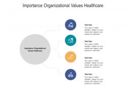 Importance organizational values healthcare ppt powerpoint presentation layouts example cpb