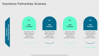 Importance Partnerships Business In Powerpoint And Google Slides Cpb