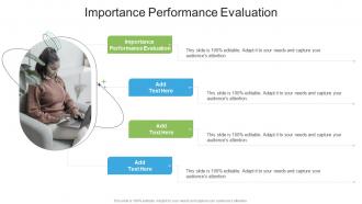 Importance Performance Evaluation In Powerpoint And Google Slides Cpb