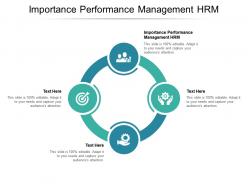 Importance performance management hrm ppt powerpoint presentation infographics smartart cpb