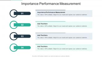 Importance Performance Measurement In Powerpoint And Google Slides Cpb