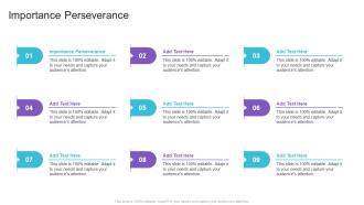 Importance Perseverance In Powerpoint And Google Slides Cpb