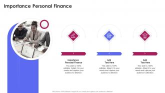 Importance Personal Finance In Powerpoint And Google Slides Cpb