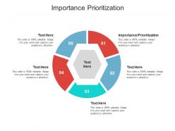 Importance prioritization ppt powerpoint presentation summary picture cpb
