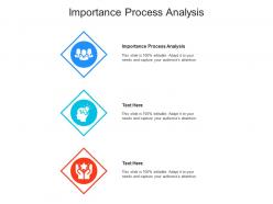 Importance process analysis ppt powerpoint presentation professional outline cpb
