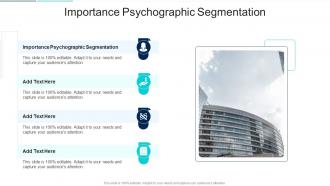 Importance Psychographic Segmentation In Powerpoint And Google Slides Cpb
