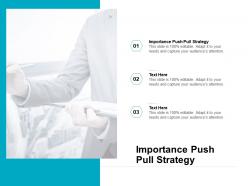 Importance push pull strategy ppt powerpoint presentation portfolio skills cpb