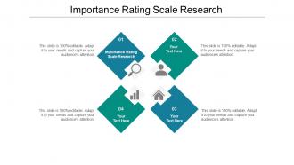 Importance rating scale research ppt powerpoint presentation shapes cpb