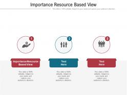 Importance resource based view ppt powerpoint presentation file smartart cpb