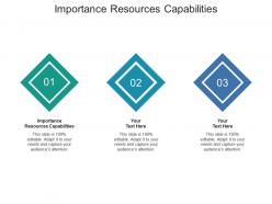 Importance resources capabilities ppt powerpoint presentation infographic template objects cpb