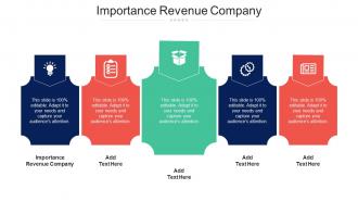 Importance Revenue Company Ppt Powerpoint Presentation Portfolio Format Cpb