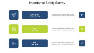 Importance Safety Survey Ppt Powerpoint Presentation Layouts Samples Cpb