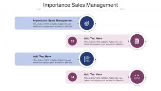 Importance Sales Management In Powerpoint And Google Slides Cpb
