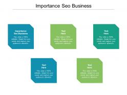 Importance seo business ppt powerpoint presentation file icon cpb