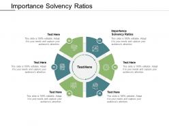 Importance solvency ratios ppt powerpoint presentation inspiration graphics example cpb