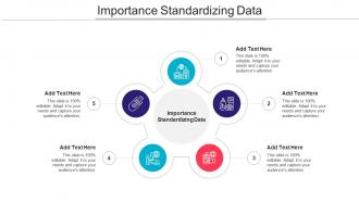 Importance Standardizing Data Ppt Powerpoint Presentation Portfolio Graphics Design Cpb