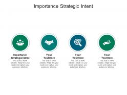 Importance strategic intent ppt powerpoint presentation professional slide cpb