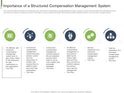 Importance structured compensation management system ppt layouts clipart