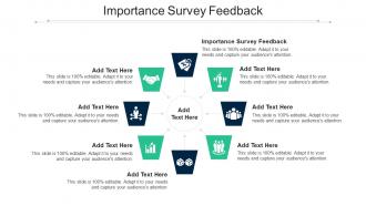 Importance Survey Feedback Ppt Powerpoint Presentation Outline Slides Cpb