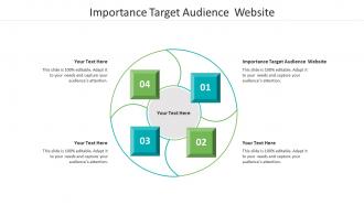 Importance target audience website ppt powerpoint presentation styles cpb