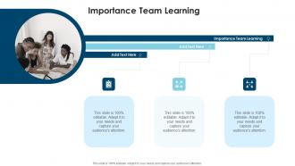 Importance Team Learning In Powerpoint And Google Slides Cpb