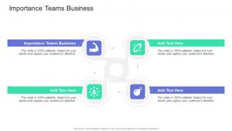 Importance Teams Business In Powerpoint And Google Slides Cpb