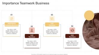 Importance Teamwork Business In Powerpoint And Google Slides Cpb