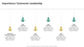 Importance Teamwork Leadership In Powerpoint And Google Slides Cpb