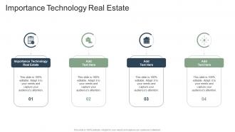 Importance Technology Real Estate In Powerpoint And Google Slides Cpb