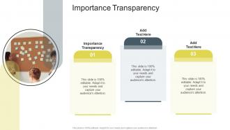 Importance Transparency In PowerPoint And Google Slides Cpb