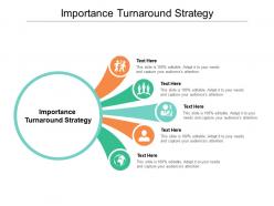 Importance turnaround strategy ppt powerpoint presentation model graphics cpb