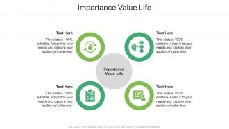 Importance value life ppt powerpoint presentation ideas layout ideas cpb