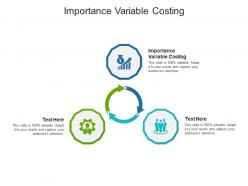 Importance variable costing ppt powerpoint presentation ideas background images cpb