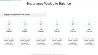 Importance Work Life Balance In Powerpoint And Google Slides Cpb