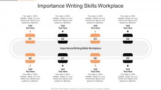 Importance Writing Skills Workplace In Powerpoint And Google Slides Cpb