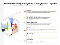 Important And Useful Tips For The Successful Event Logistics