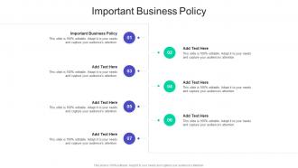 Important Business Policy In Powerpoint And Google Slides Cpb