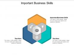 Important business skills ppt powerpoint presentation portfolio examples cpb