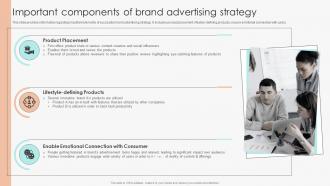 Important Components Of Brand Advertising Strategy Marketing Guide To Manage Brand