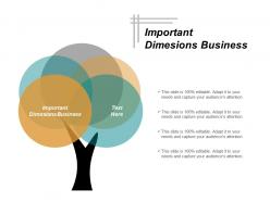 Important dimesions business ppt powerpoint presentation inspiration infographics cpb