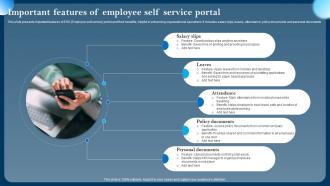 Important Features Of Employee Self Service Portal