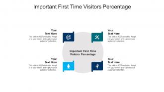 Important first time visitors percentage ppt powerpoint presentation model show cpb