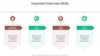 Important Interview Skills In Powerpoint And Google Slides Cpb