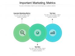 Important marketing metrics ppt powerpoint presentation file layout cpb