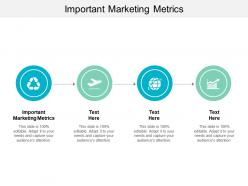 Important marketing metrics ppt powerpoint presentation pictures templates cpb