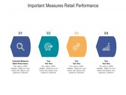 Important measures retail performance ppt powerpoint presentation gallery sample cpb