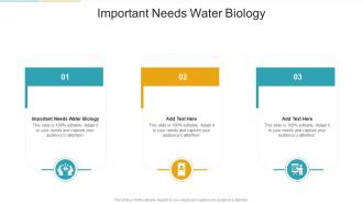 Important Needs Water Biology In Powerpoint And Google Slides Cpb