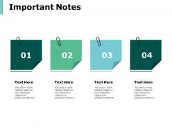 Important notes business ppt powerpoint presentation infographics ideas