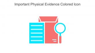 Important Physical Evidence Colored Icon In Powerpoint Pptx Png And Editable Eps Format