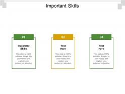 Important skills ppt powerpoint presentation model designs cpb